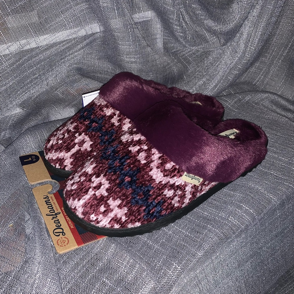 Dearfoams Womens slippers sz L (9-10)